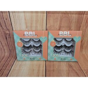 2 Pk Ardell Professional BBL Big Beautiful Lashes 3 Pair Set with DUO Adhesive